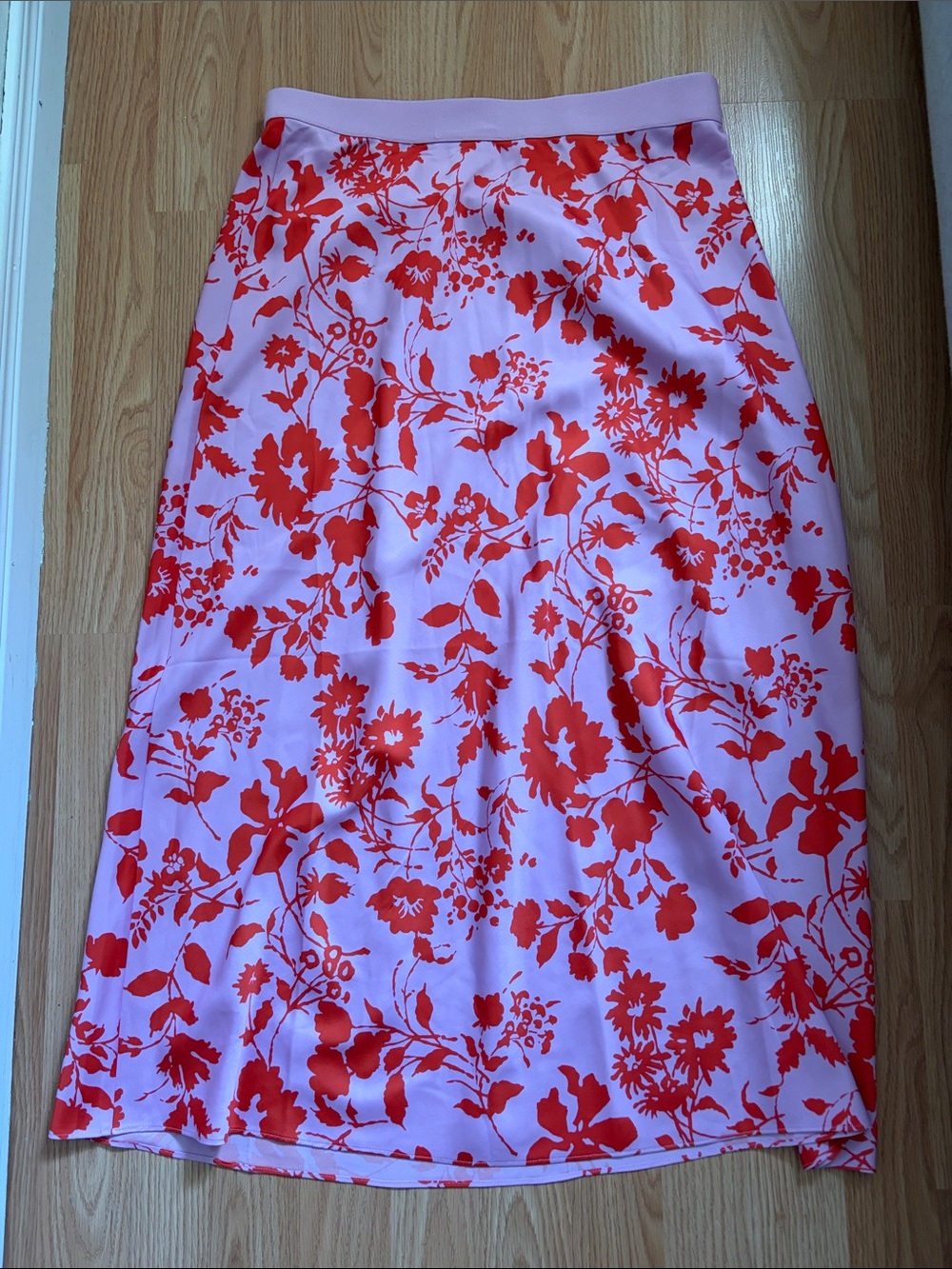 Outerknown Pink Floral-Print Skirt